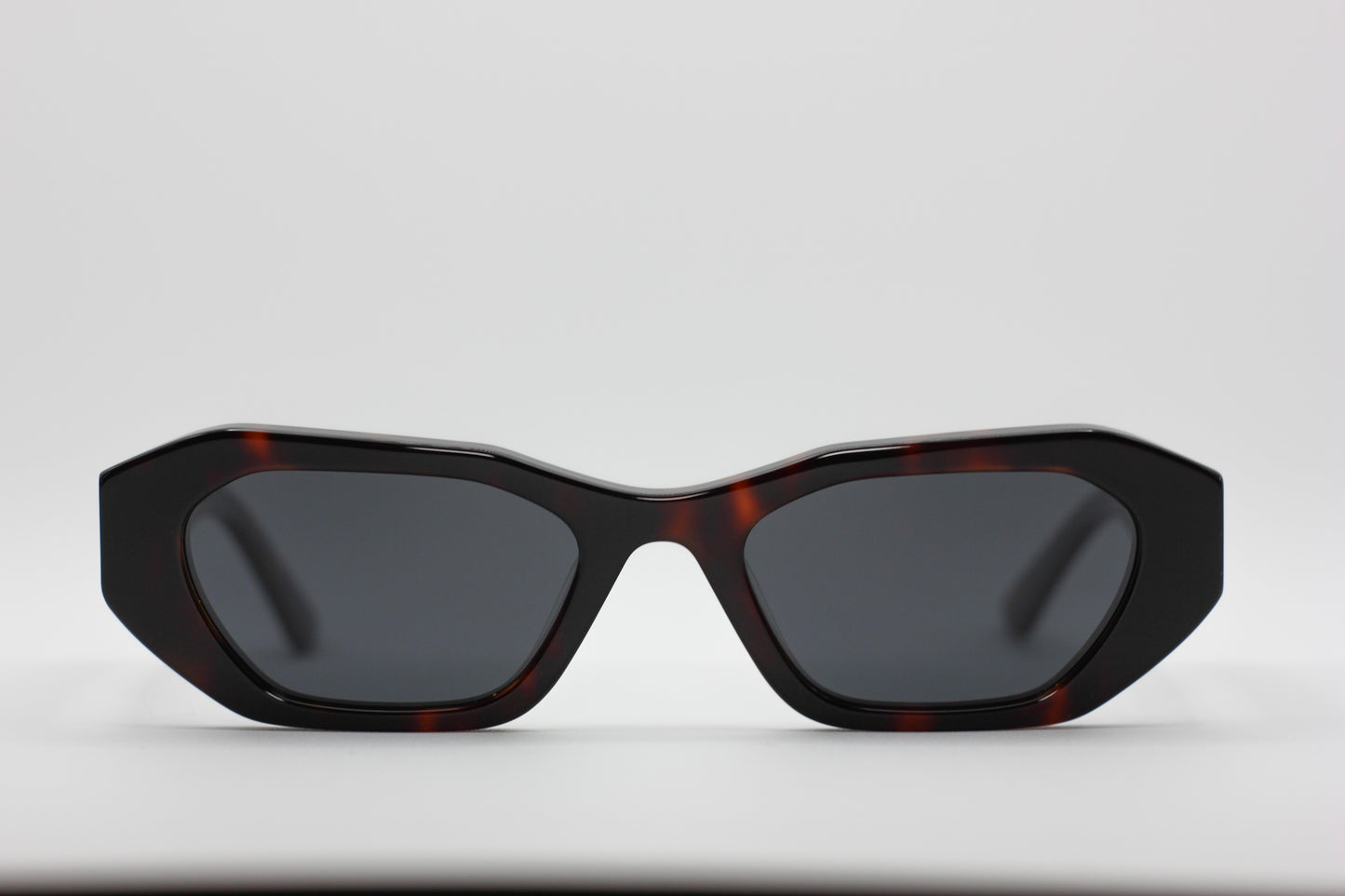 Tortoise Cateye Sunglasses Full Front View